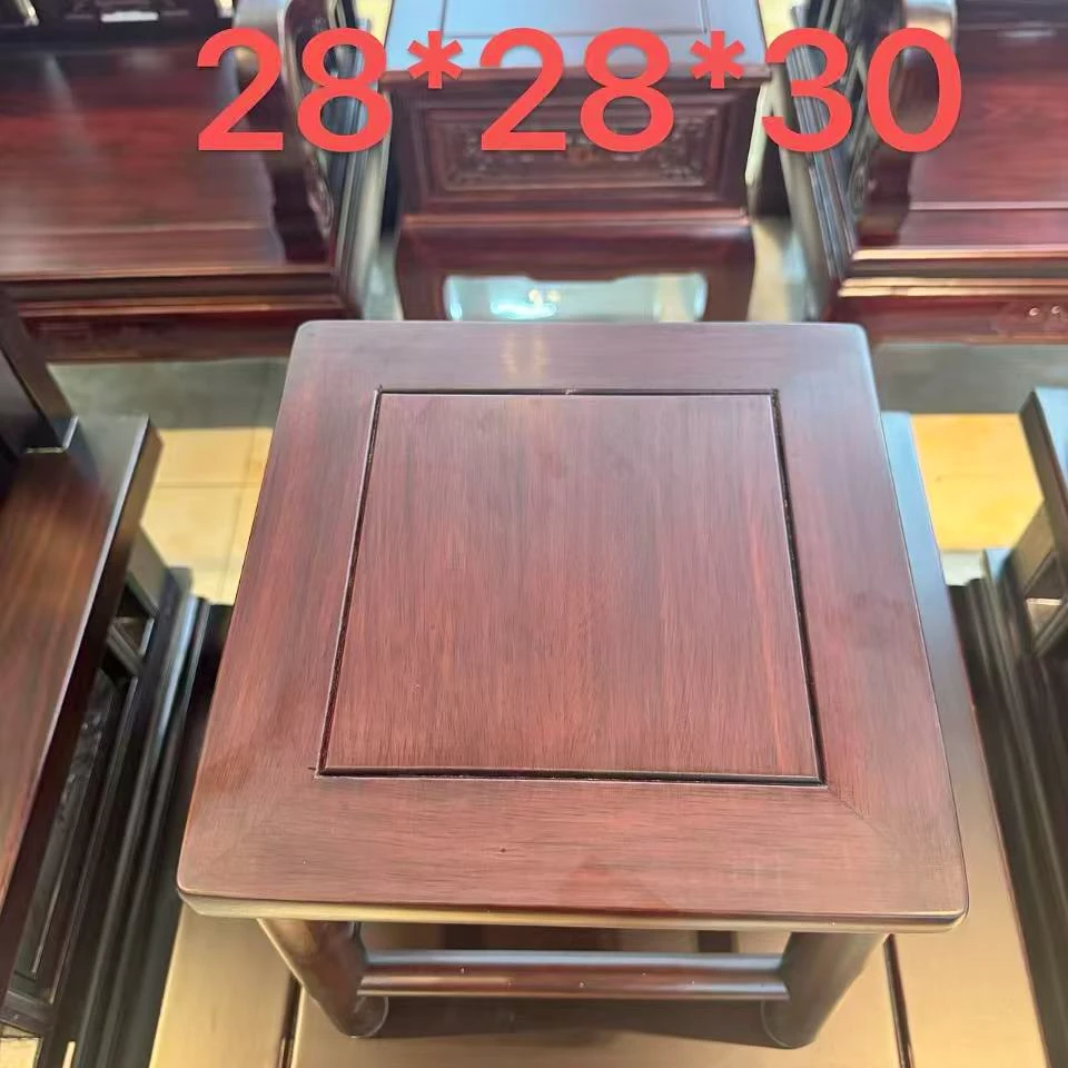 酸枝Z小方凳28x28x30家用阳台客厅木质