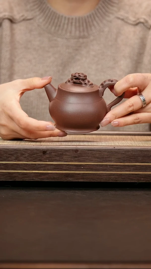 茶壶紫砂天青泥  电窑  寻香壶