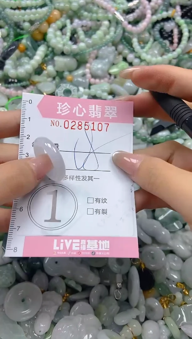 翡翠未镶嵌颈饰闪购0285107