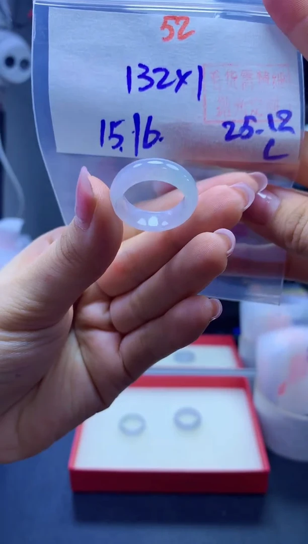 未镶嵌定制翡翠戒圈#132元-毛货需精细抛光