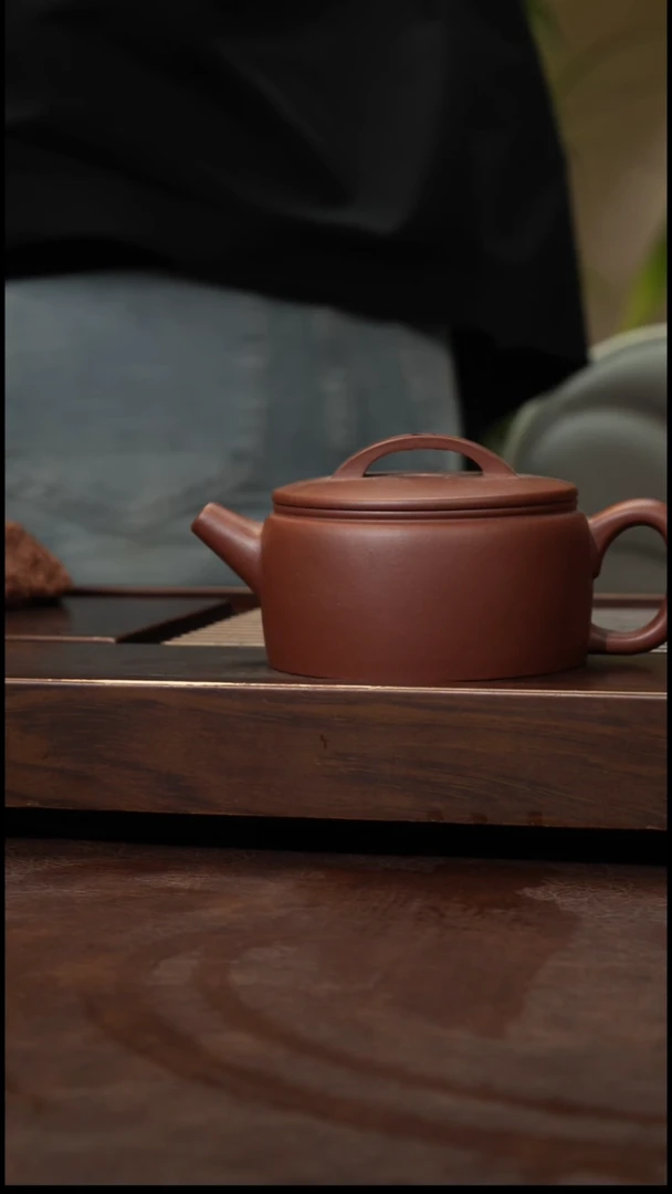 【闪购商品】茶壶紫砂紫泥大汉瓦300cc左右