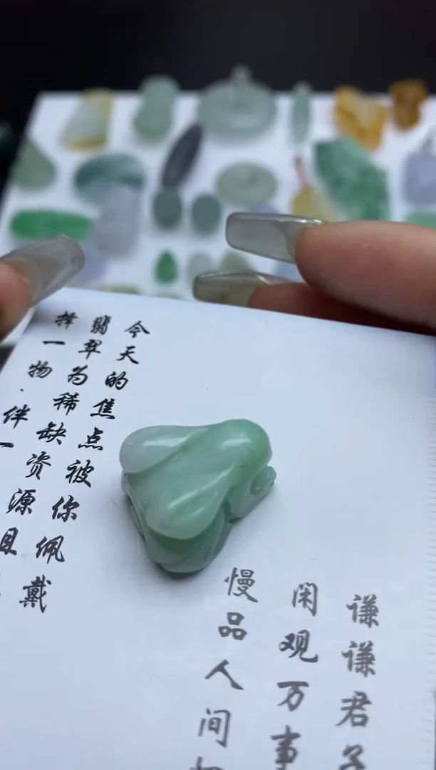 定制翡翠未镶嵌翡翠毛货~