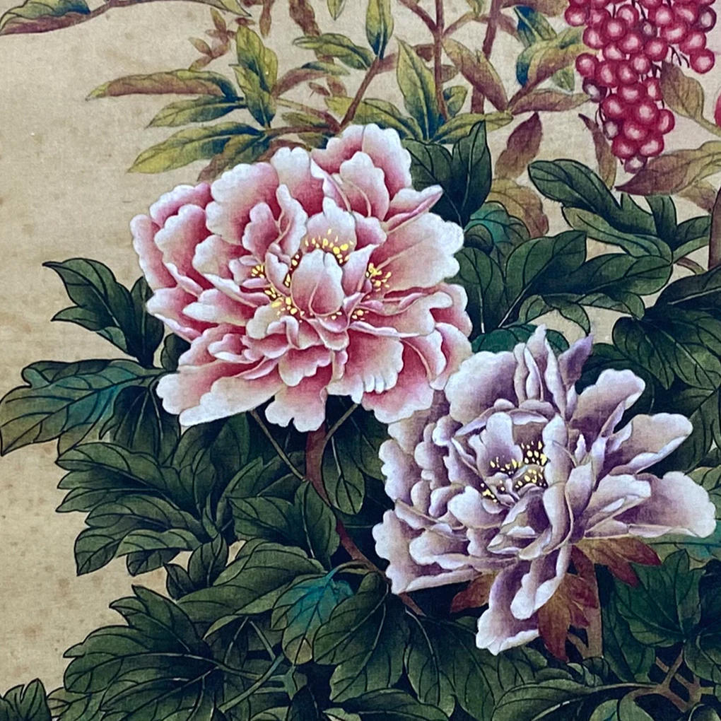 DZ7611 花鸟 绢本 72*31