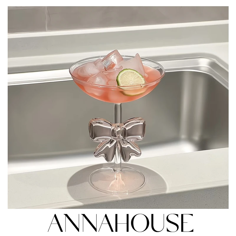 ANNAHOUSE原创设计立体蝴蝶杯酒杯法式家饰软装搭配套装HD