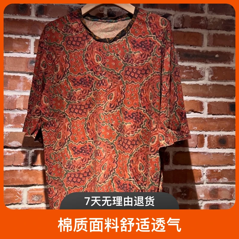 圆领套头款薄款夏季中袖毛针织衫时尚女装日奢风上衣百搭休闲宽松