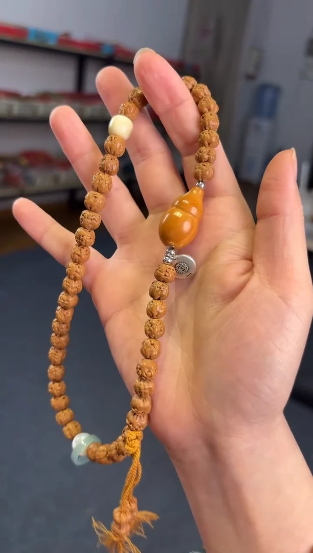 吊坠菩提根/象牙果7金刚佛手【福禄在手】双圈