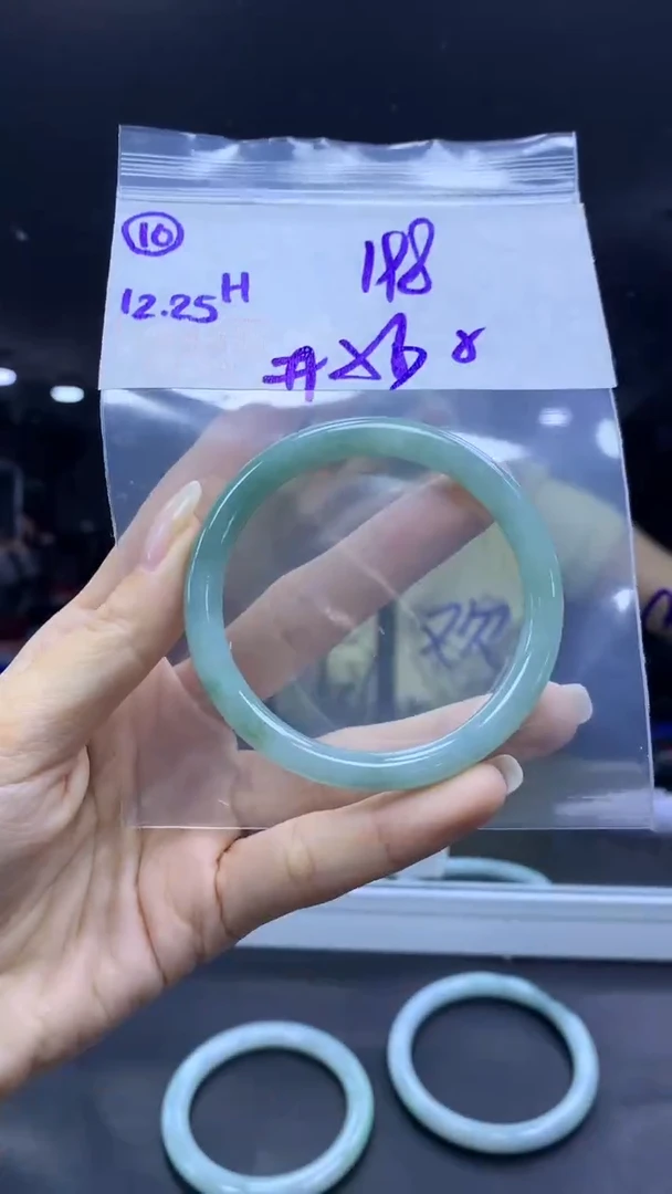 未镶嵌定制翡翠10手镯56纹+198元+拍一发一