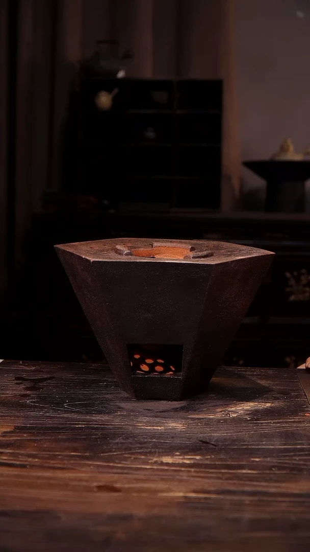 纯手工柴烧六角斗笠炉