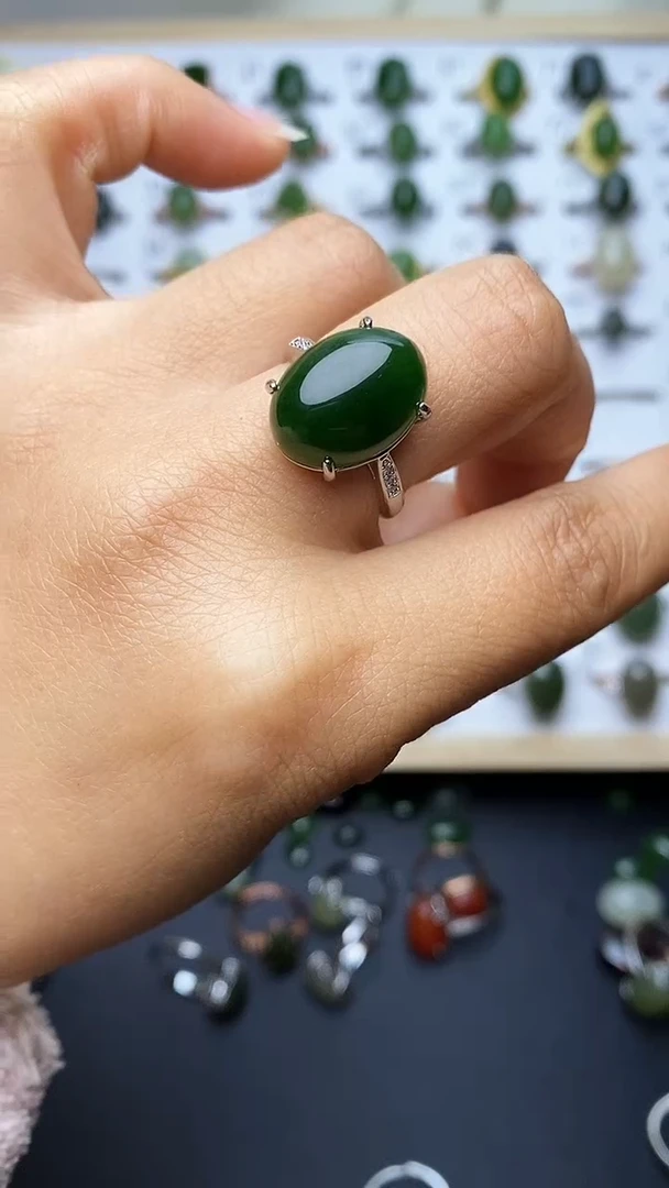 【闪购商品】和田玉戒指未镶嵌1