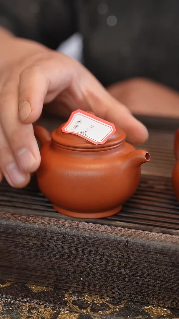 茶壶紫砂全手 宽口 口沿黑