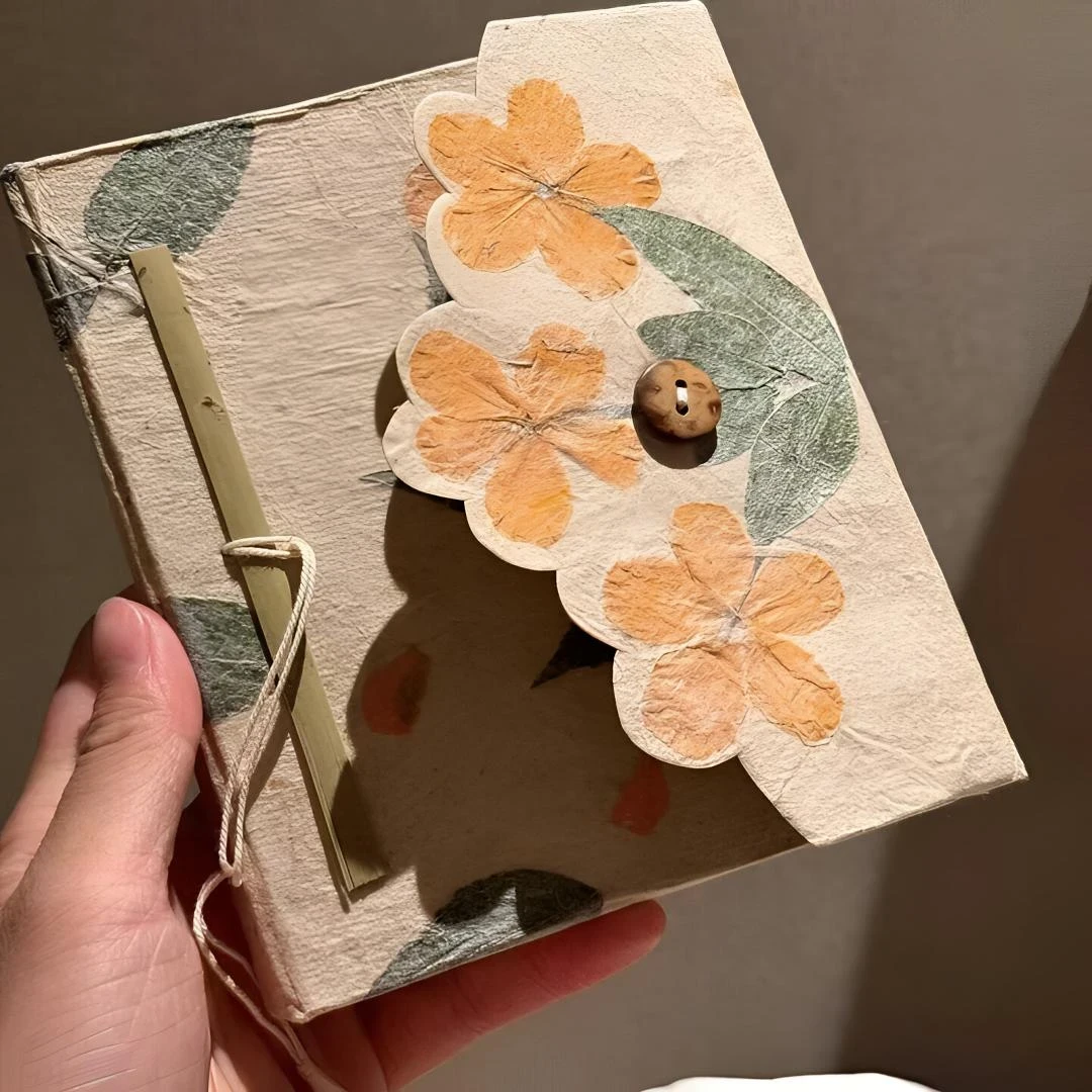 【正品现货】三花DIY尼泊尔手工本材料包笔记复古日记本手帐本小马