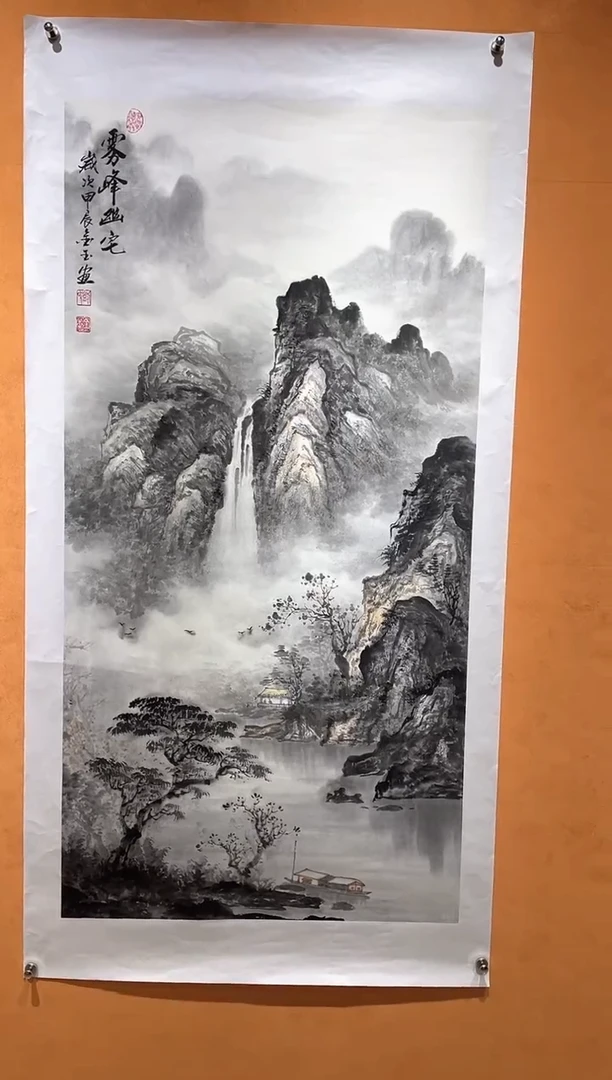 国画刘金玉教授亲笔手绘