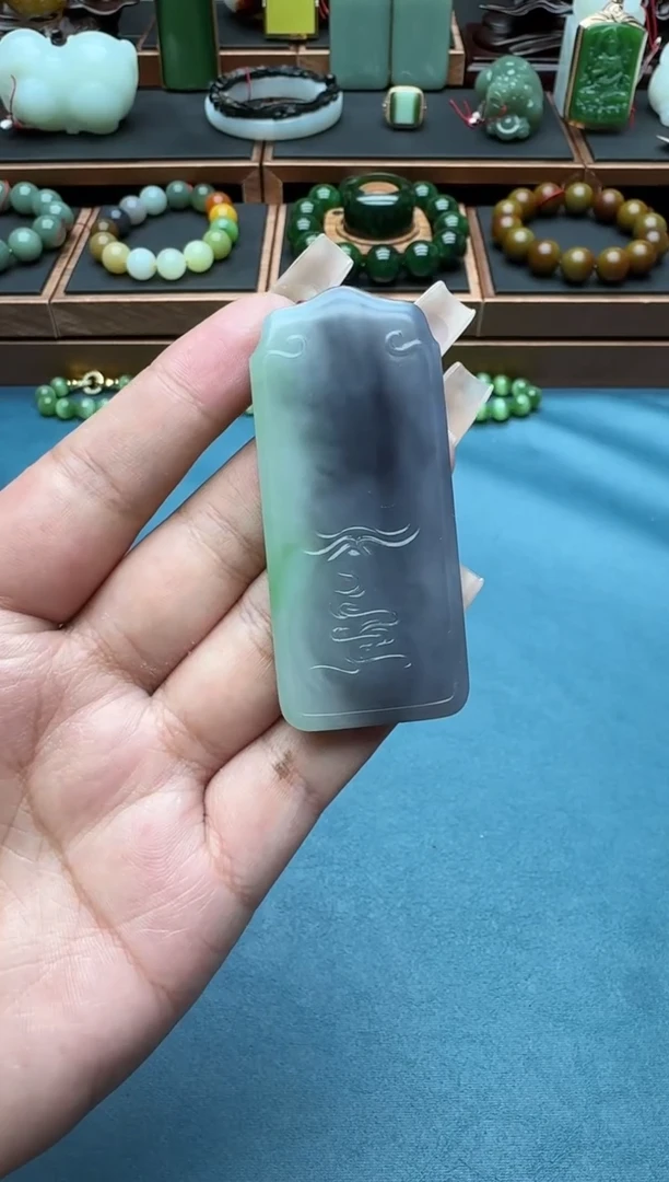 和田玉未镶嵌挂件qhcq