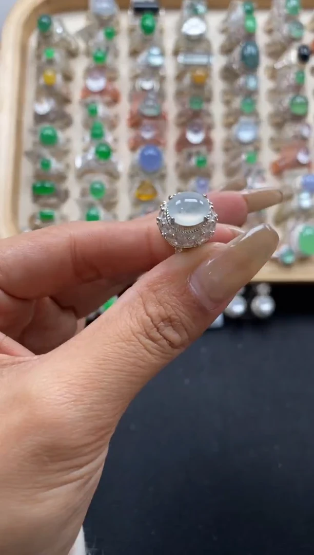 未镶嵌戒指翡翠缅甸天然a货翡翠新年福利