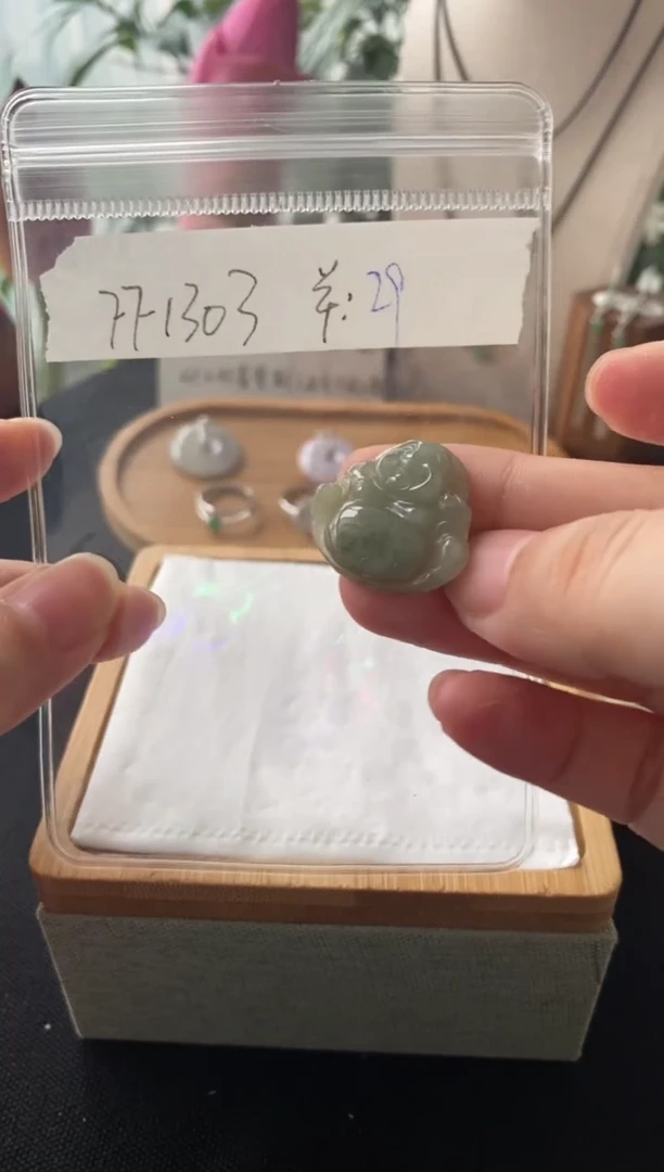 翡翠未镶嵌吊坠(不含链)FF1303
