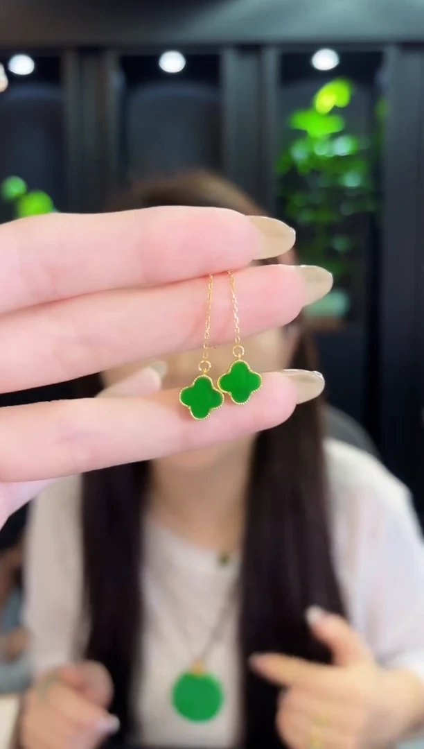 翡翠未镶嵌耳饰缅料A货/多样性发货/一件