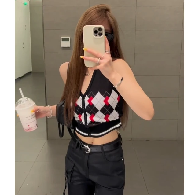 2025夏季新款时尚打底吊带背心气质显瘦洋气休闲百搭性感辣妹外穿