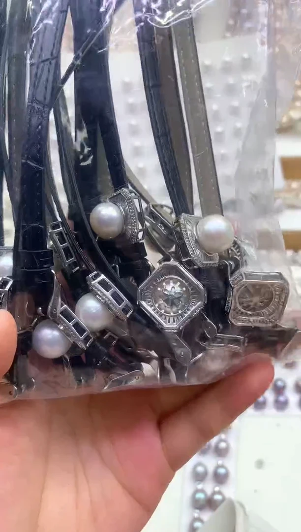 淡水珍珠手链合金多样性发其一，非无暇