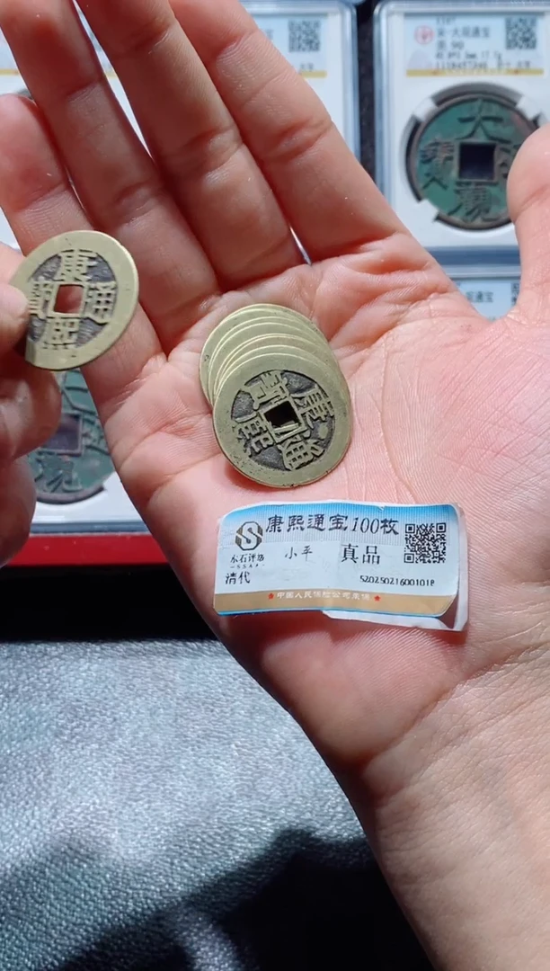 【闪购商品】铜古钱币康熙十个8号