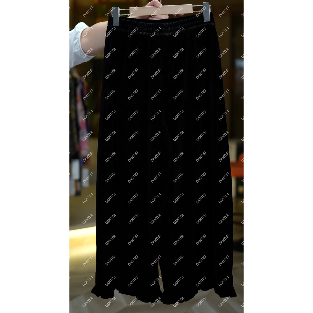 风雅《非遗美学》1715复古国风优雅时尚裤子