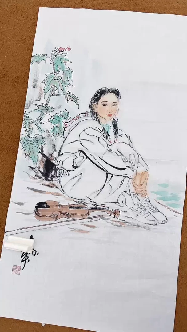 书法云***影11-22-22何老师4.5平尺国画作品