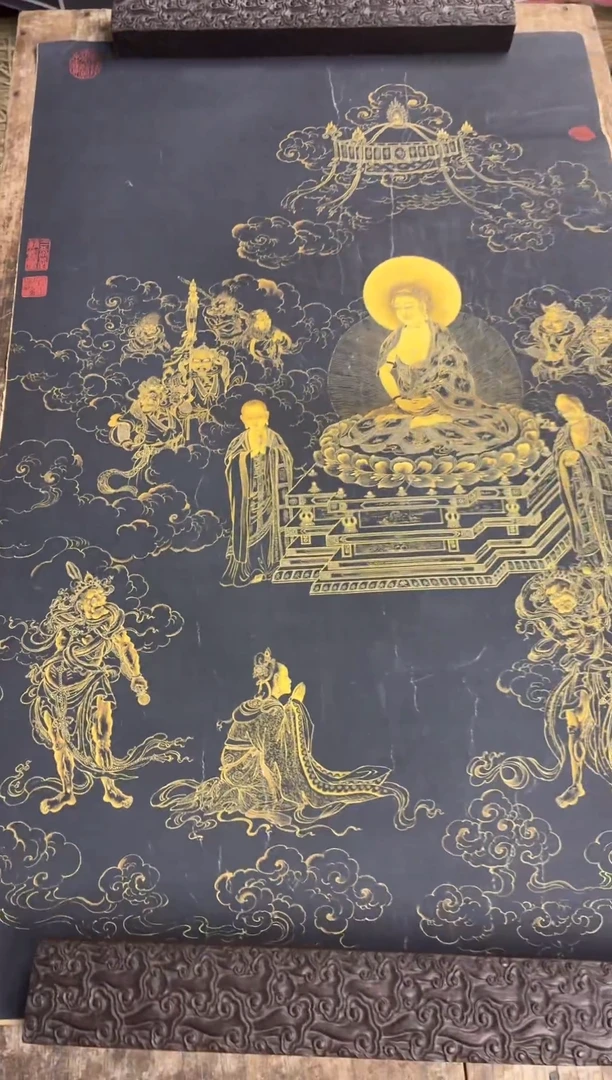 装裱画 澄空梵像高端精品唐卡AA67