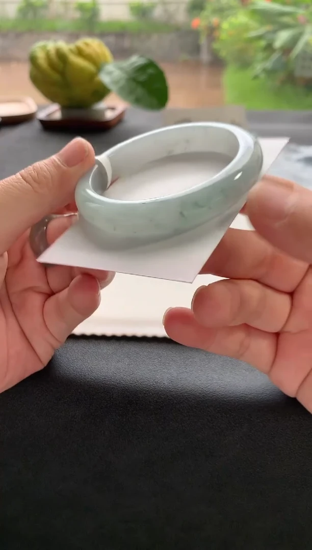 翡翠手镯未镶嵌54正圈买断Y3043