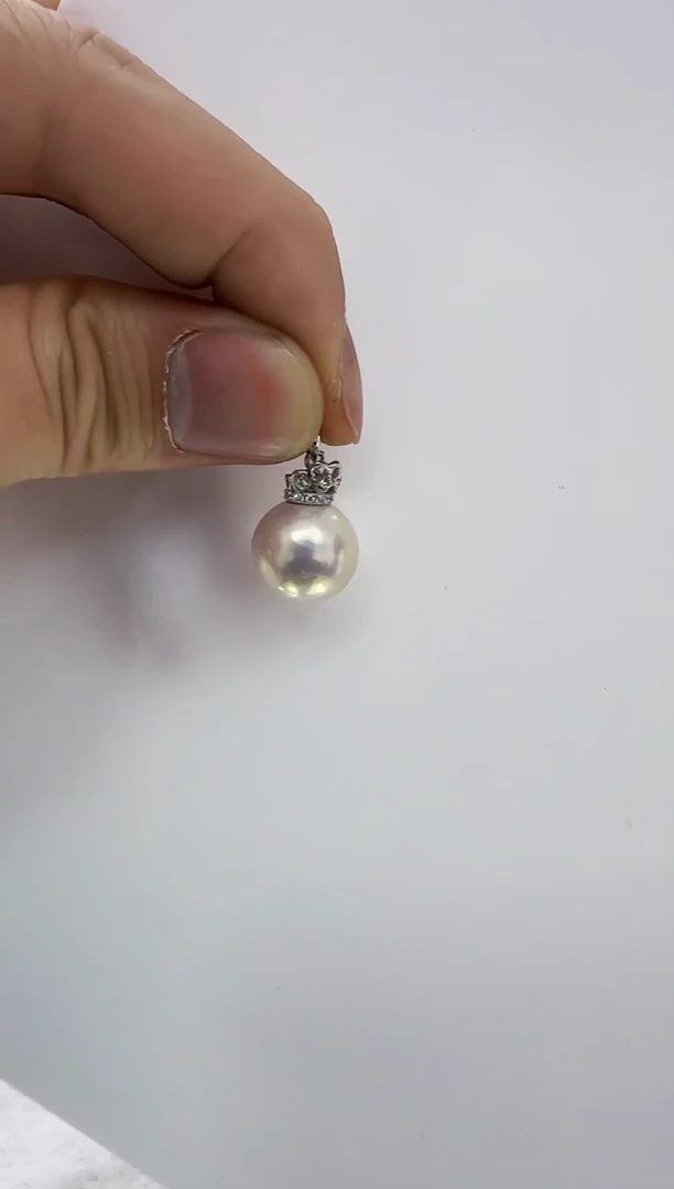 【闪购商品】淡水珍珠DA银S925镶嵌b668 吊坠13
