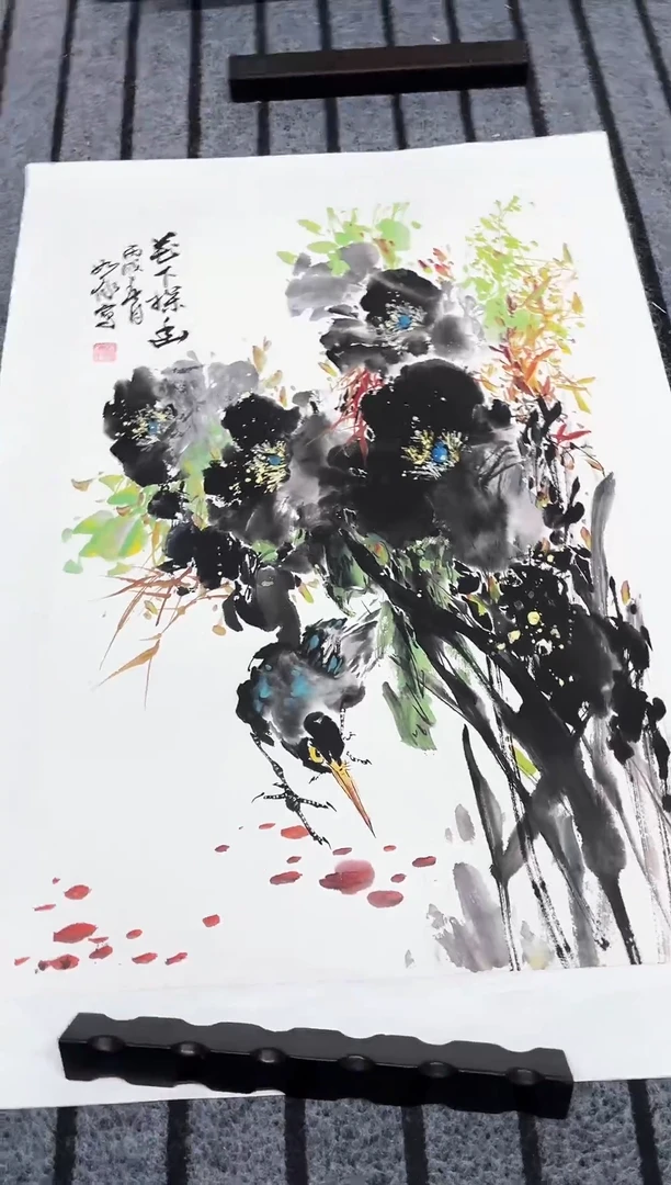 精品国画花鸟作品