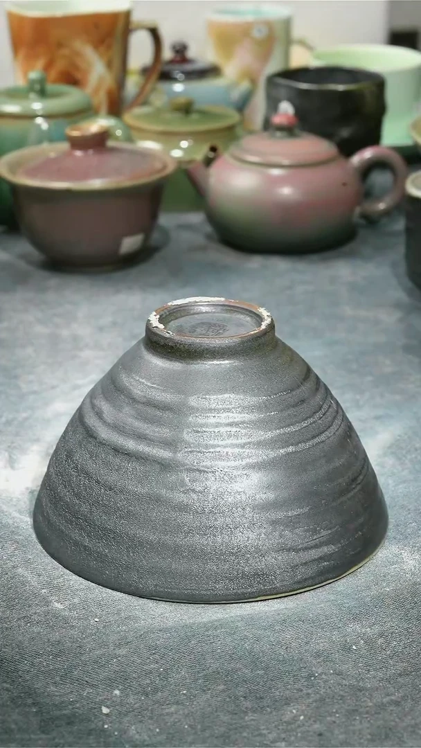 【闪购商品】碗浪鬼家釉绘柴烧