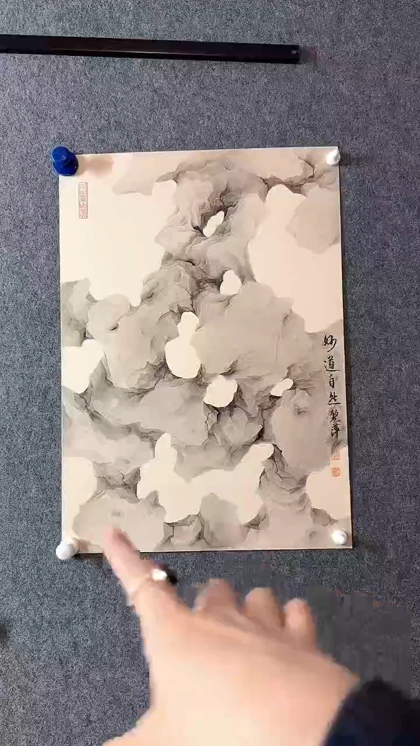 国画张老师丽萍老师绘画作品-太湖石系列精品花鸟-1.6平尺