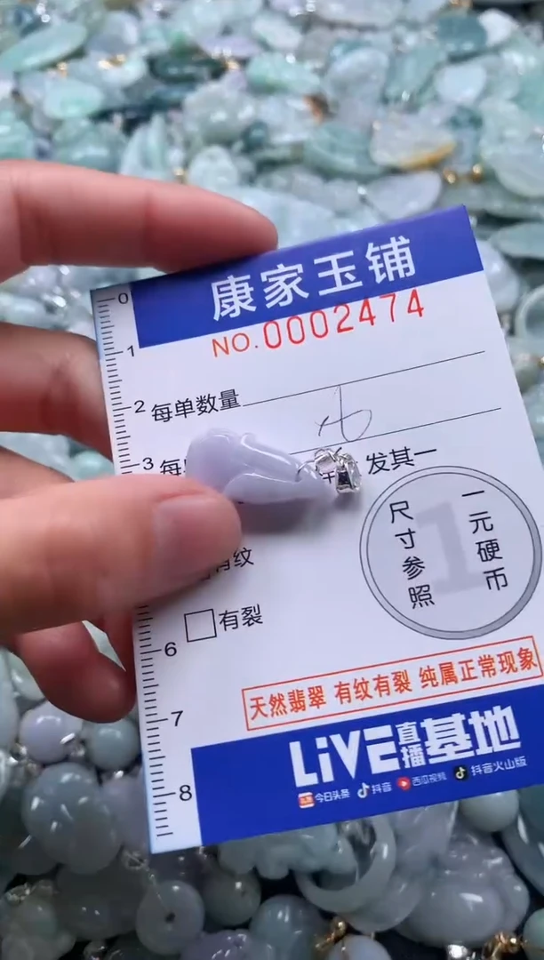 颈饰未镶嵌翡翠2474