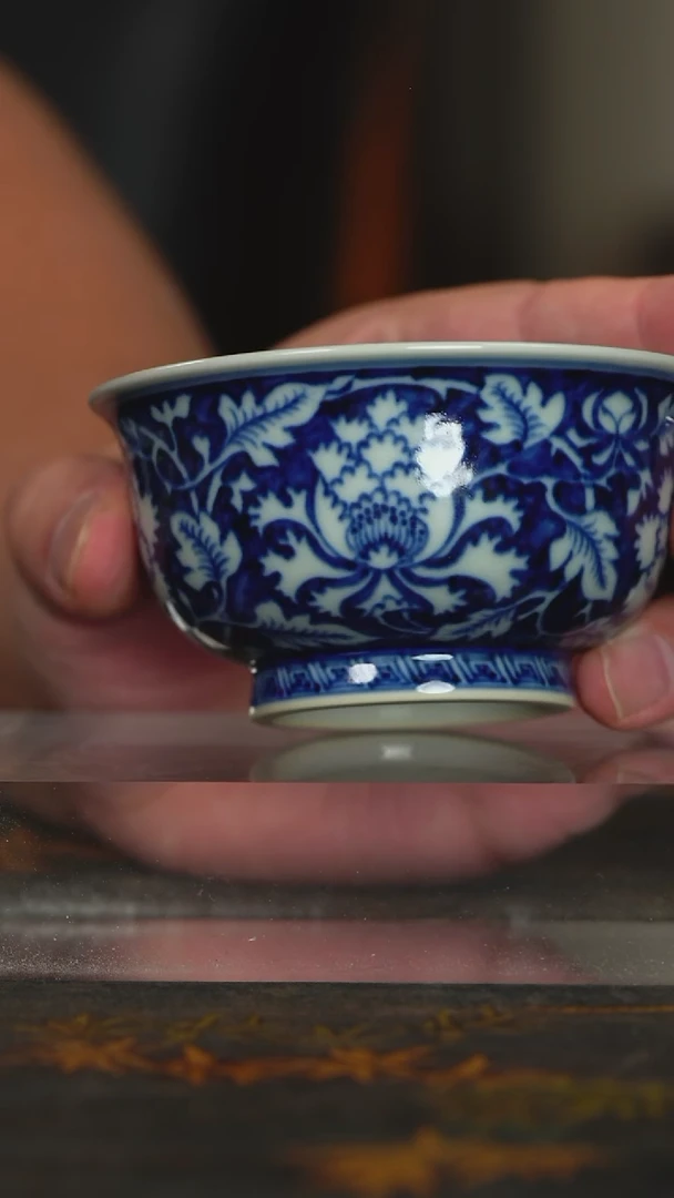 元黛工坊牡丹炉式杯