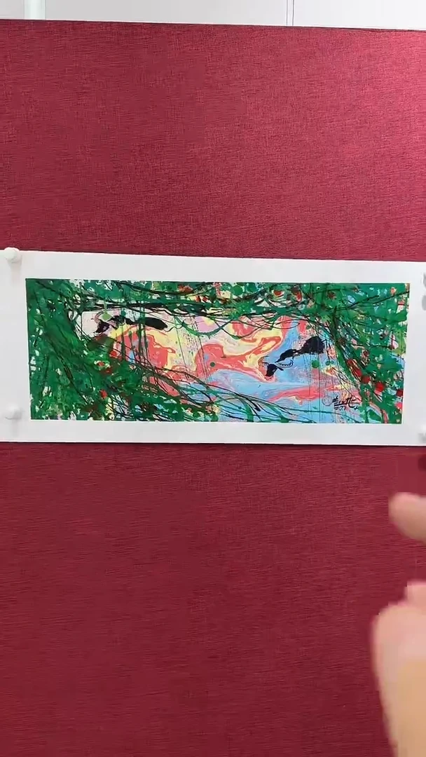 国画赵燮绘画1.5pc藤萝