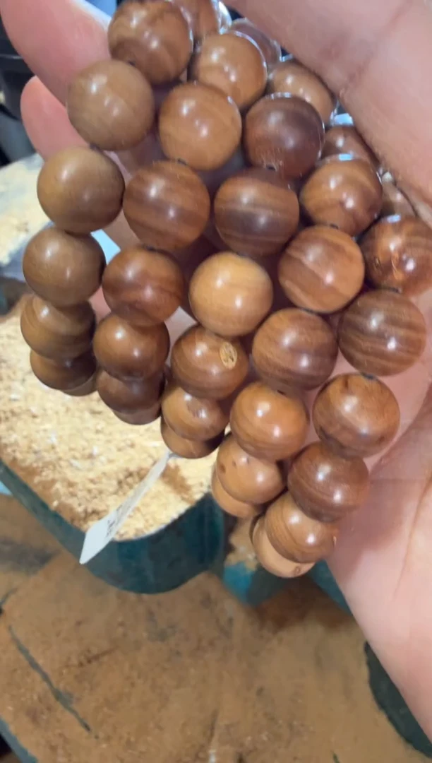 檀香木其他1.2横纹微瑕单圈