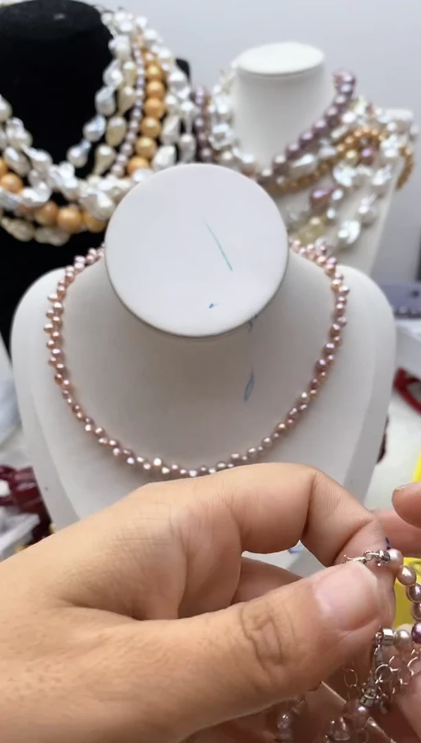 【闪购商品】淡水珍珠颈饰钛钢149