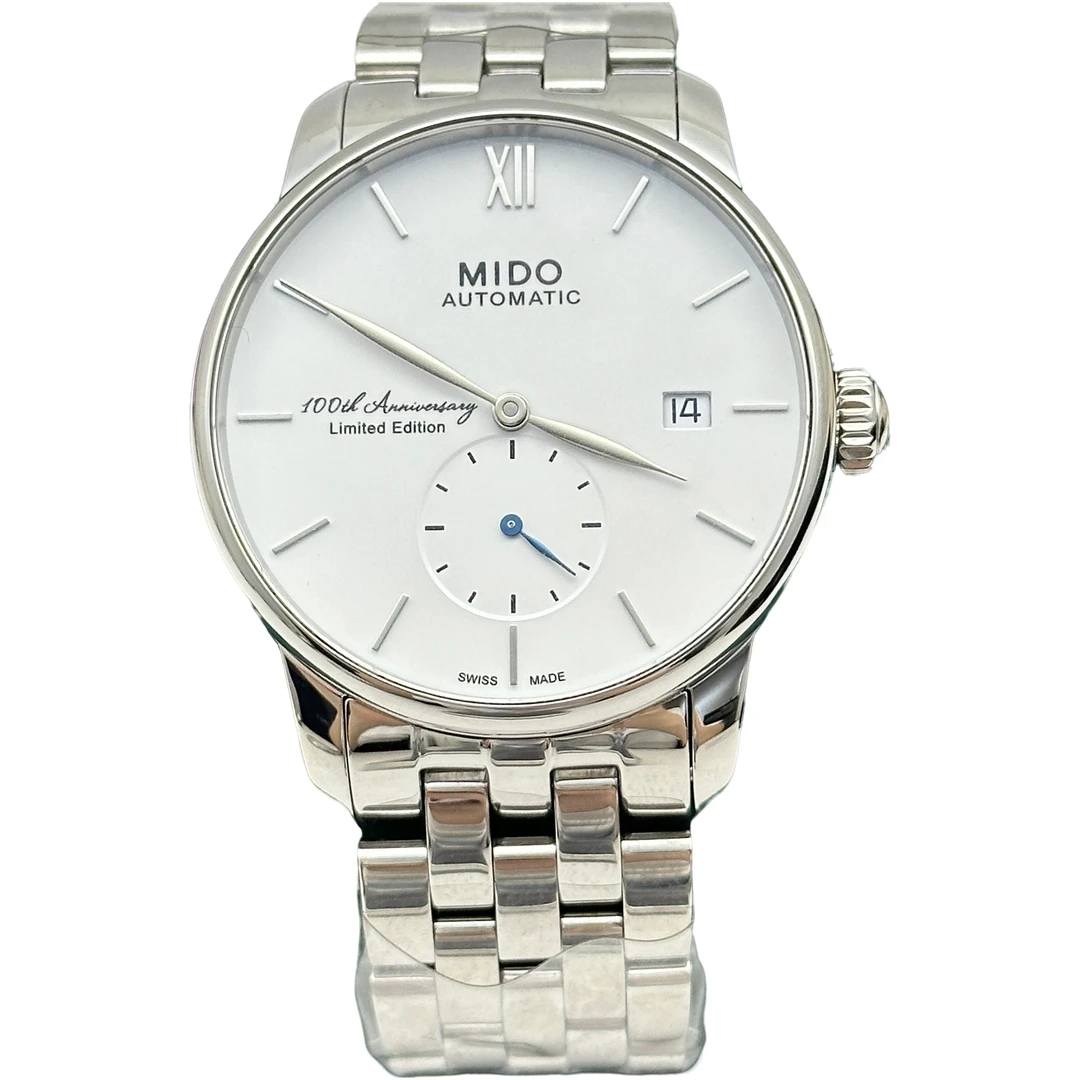 99新 Mido/美度 贝伦赛丽/臻耀/男士机械腕表/白盘/公价9700/38MM