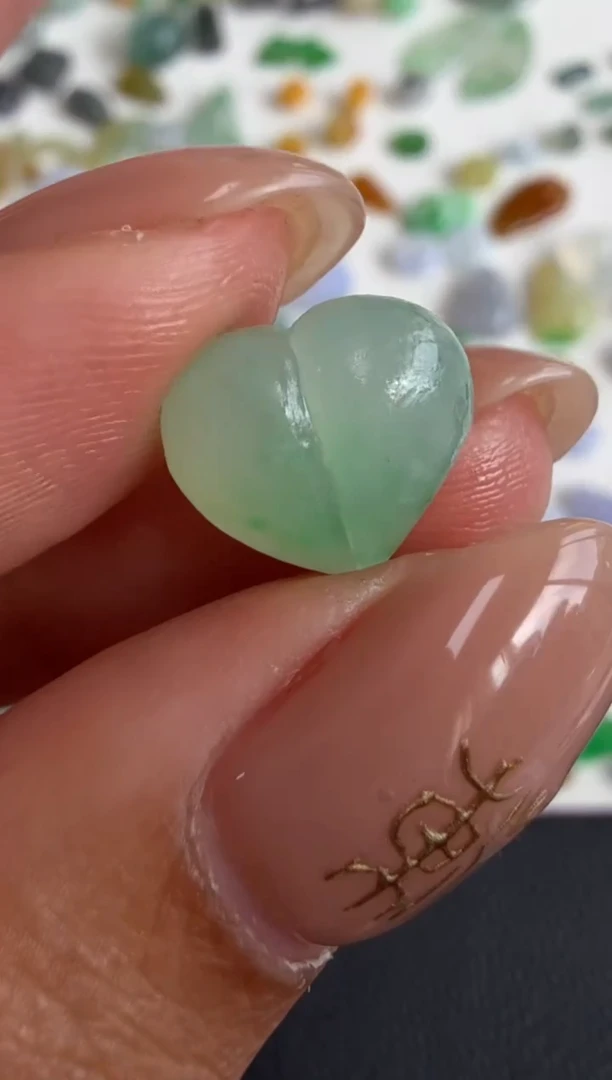 未镶嵌定制翡翠10*11.5*7.3*/600+60