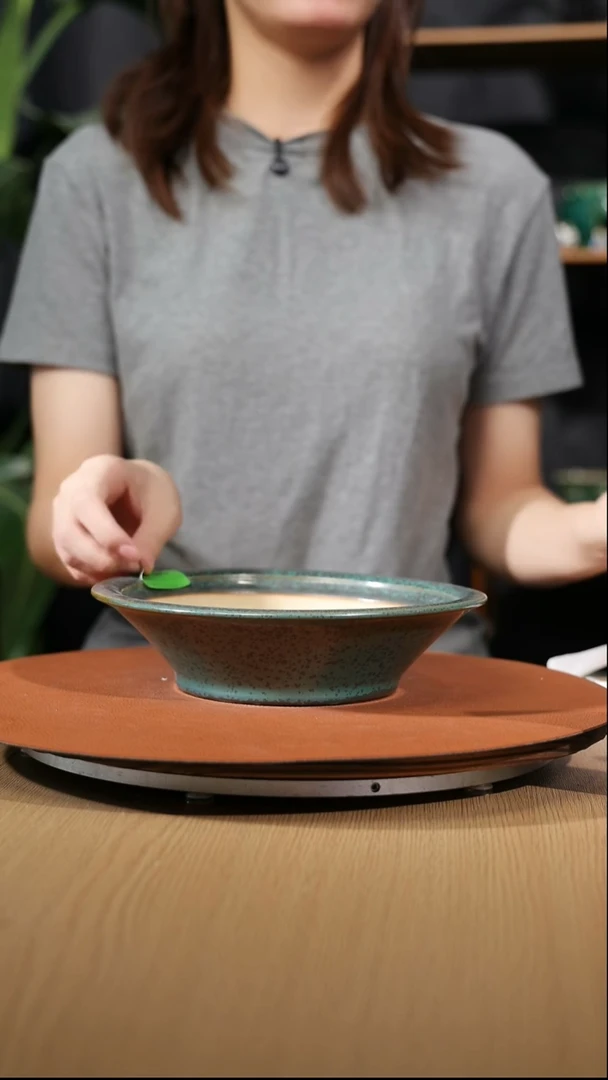 【石湾花盆】8.5浅斗笠盆 135