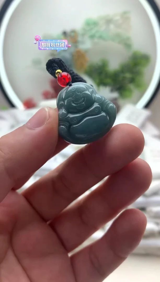颈饰未镶嵌翡翠小佛公