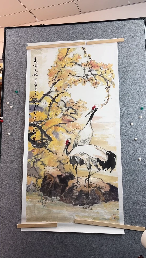 【闪购商品】绘画毛翔先老师仙鹤作品