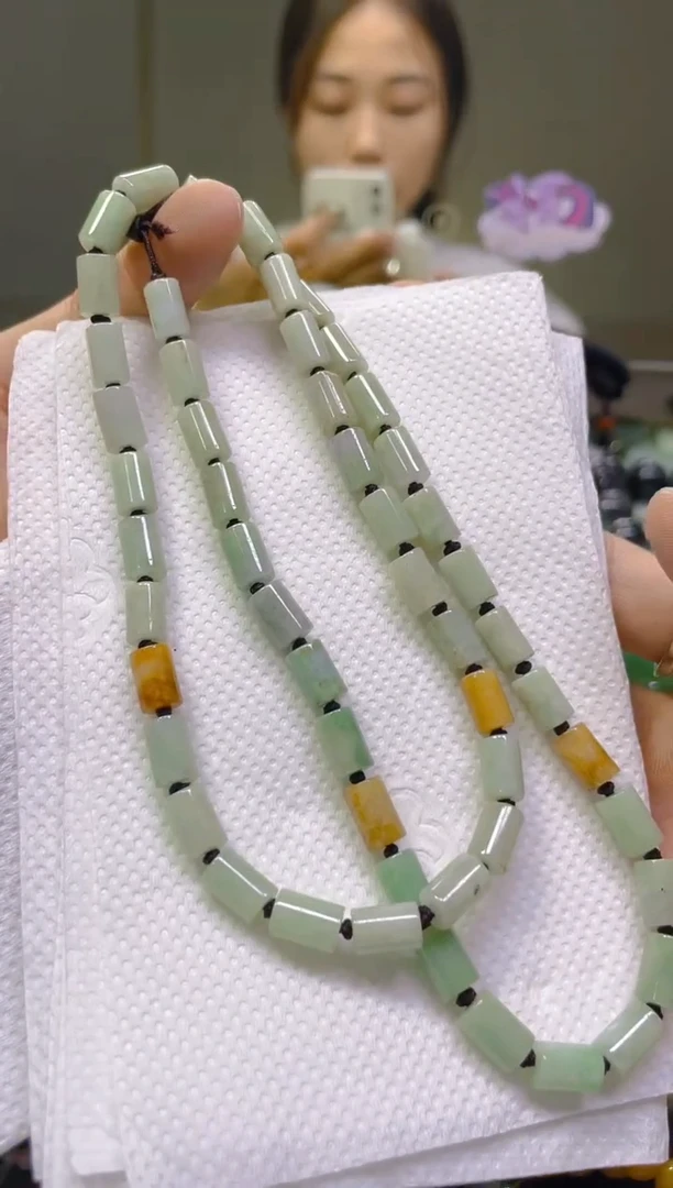 翡翠未镶嵌颈饰5MM/P/翡翠A货，一件也是批发价