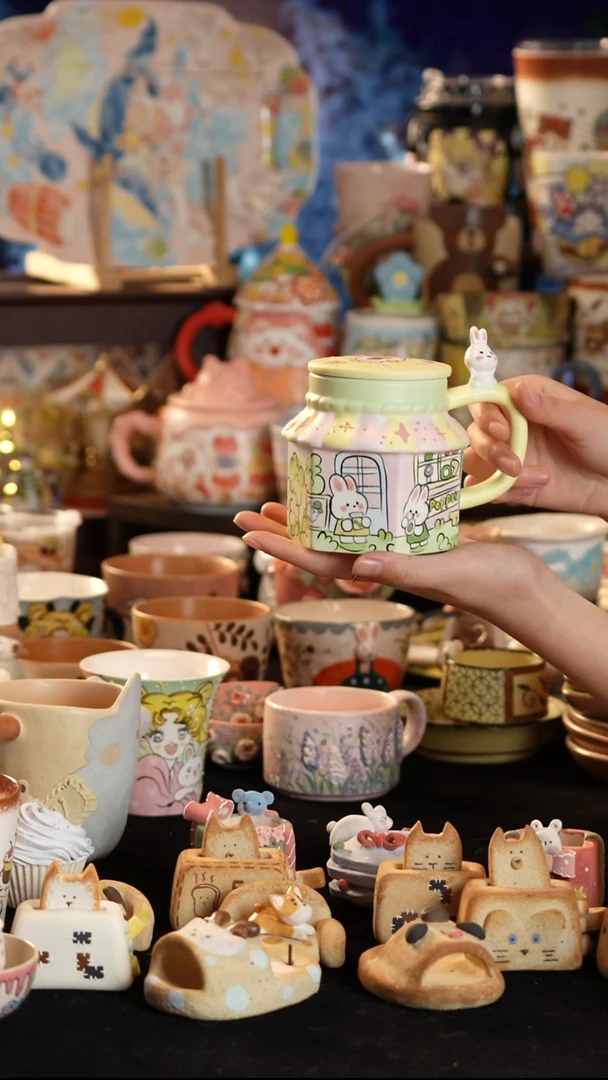 其他陶景德镇釉下彩手绘设计师款陶瓷