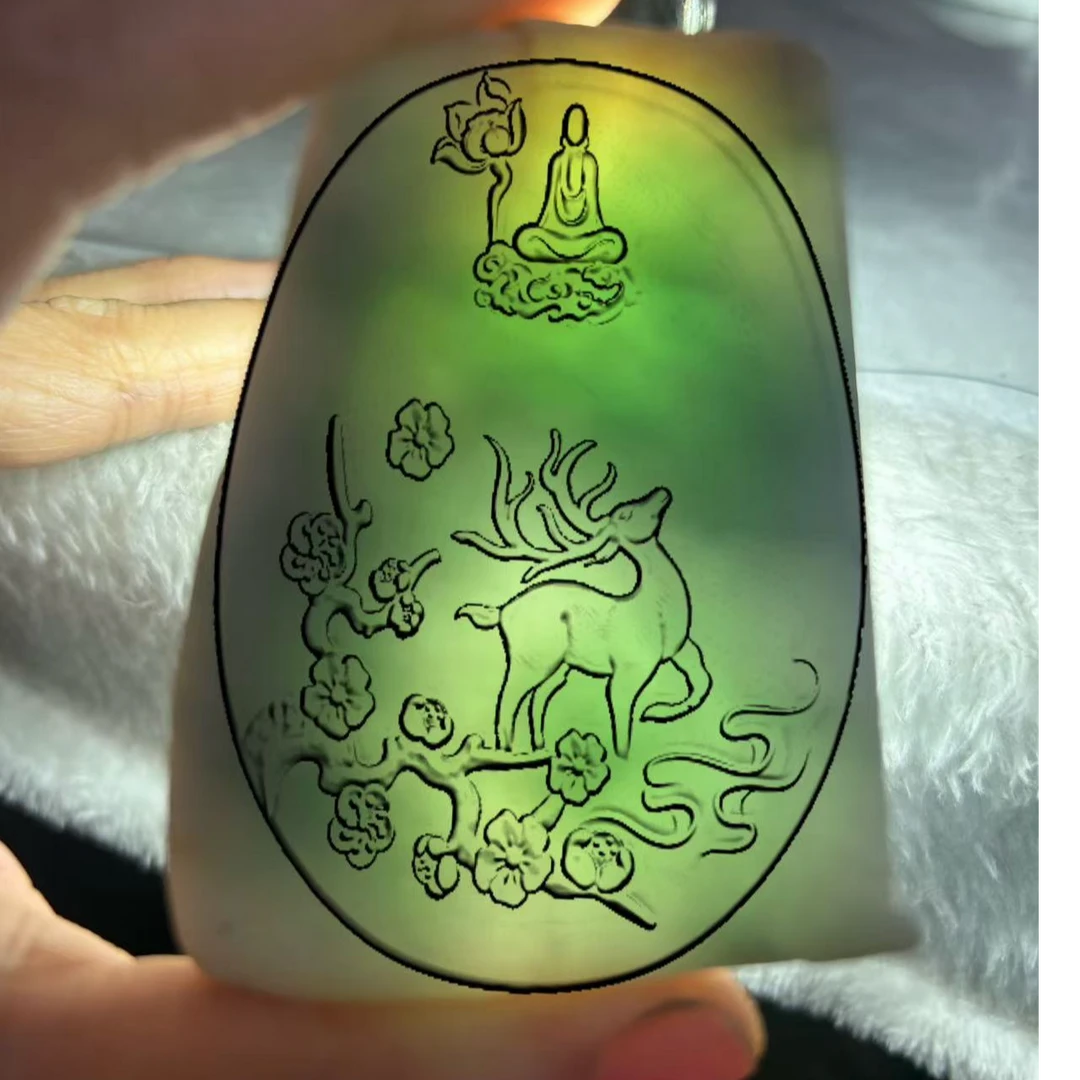 天然A货翡翠包工包料01245