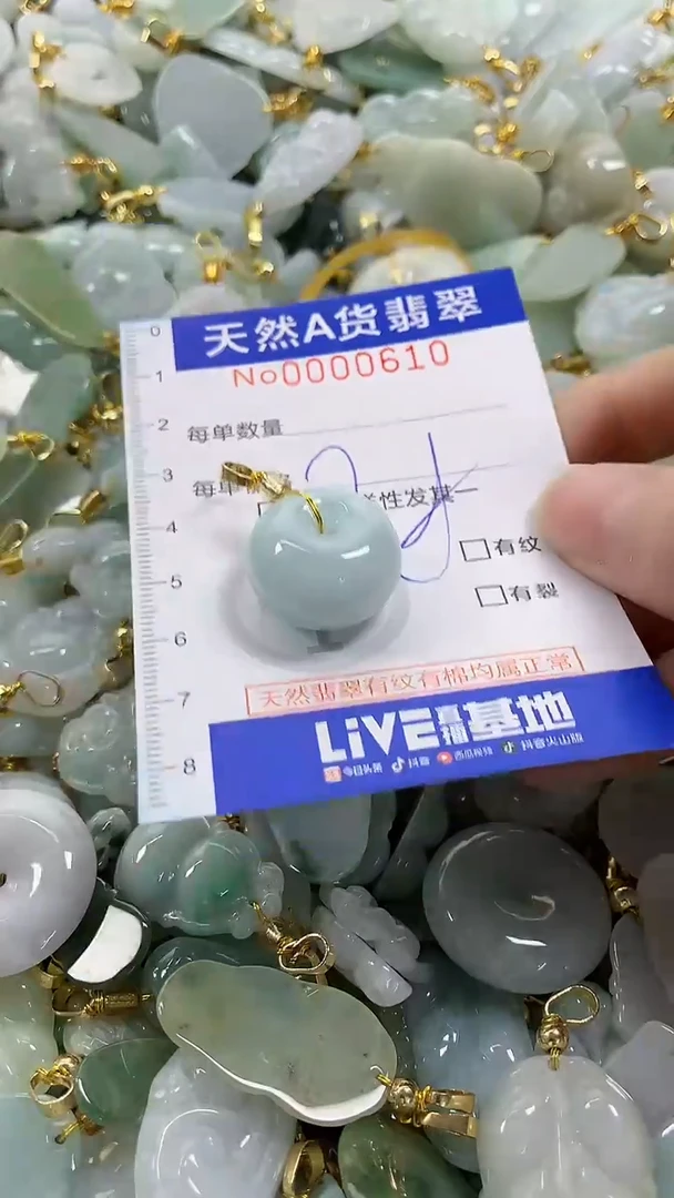 颈饰未镶嵌翡翠纯天然a货翡翠