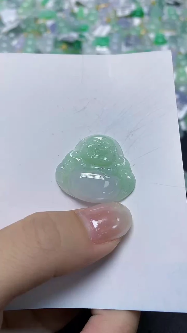 翡翠未镶嵌颈饰天然缅甸翡翠A货