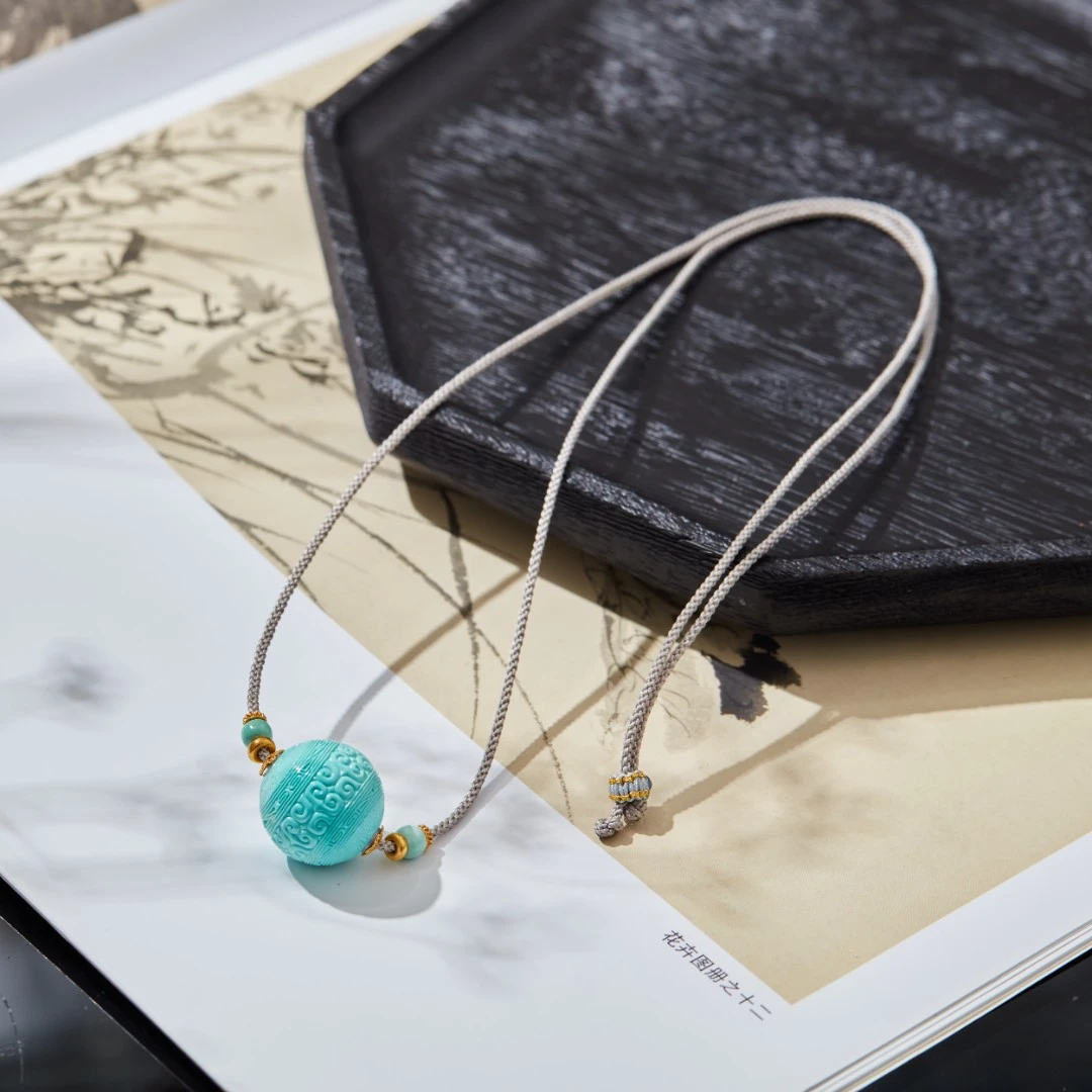 【于正严选】松石回纹珠吊坠XY30800049