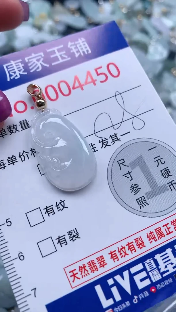 颈饰未镶嵌翡翠4450