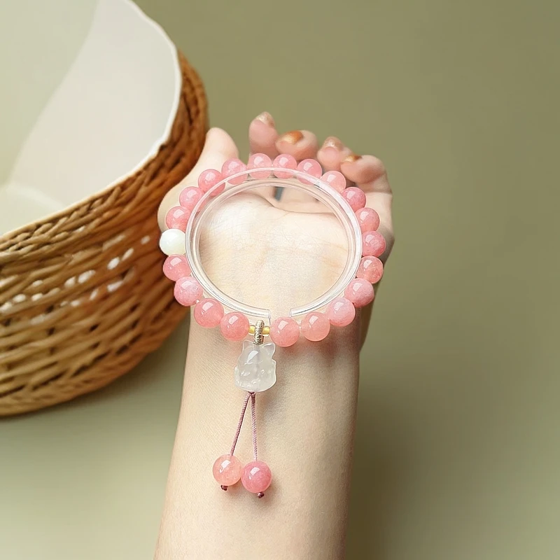 【成品】粉东陵8-10mm宠配件+针线