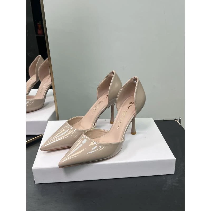 （7厘米）3353-2驼色细跟高跟鞋